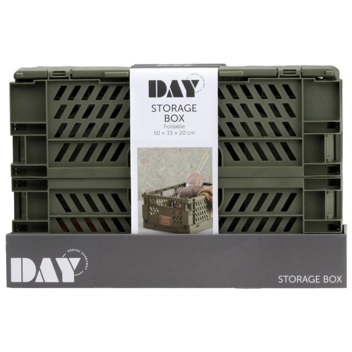 Caja Plegable 50X33 Olive Gree Day 4 Caja Plegable 50X33 Olive Gree Day 4