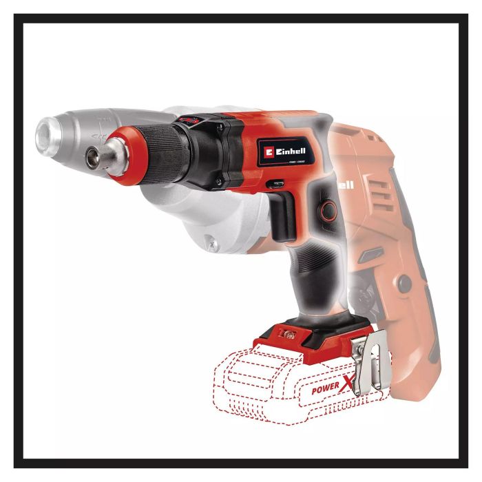Einhell TE-DY 18 Li Solo Destornillador Eléctrico a Batería 18V, Mango Pistola, 4000 RPM, Luz Integrada 3 Einhell TE-DY 18 Li Solo Destornillador Eléctrico a Batería 18V, Mango Pistola, 4000 RPM, Luz Integrada 3