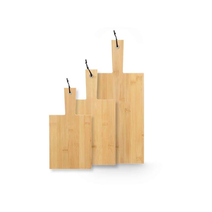 Set 3 Tablas Corte Asa Bambu Kinvara 40X4CM (12 Unidades) 1 Set 3 Tablas Corte Asa Bambu Kinvara 40X4CM (12 Unidades) 1
