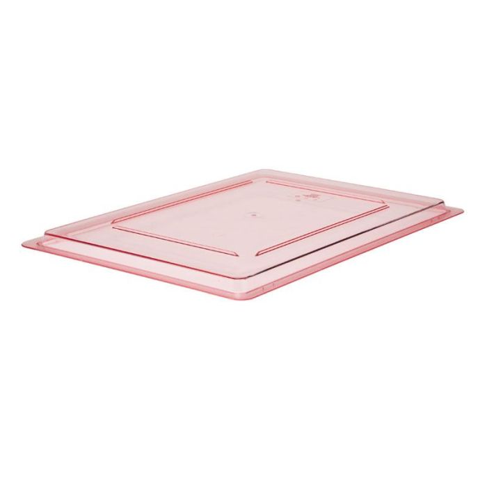 CAMBRO - 1826CCW-467 - TAPA lisa para caja de almacenamiento (no incluida) - 66 x 45,7 cm - Policarbonato Rojo seguridad