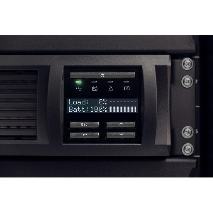 APC SMT1500RMI2UC UPS Línea Interactiva 1.5kVA 1000W 4 Salidas AC Montaje Rack/Bastidor 2U Negro 1