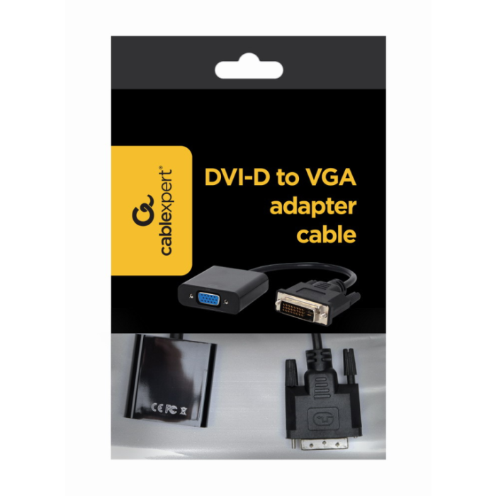Gembird A-DVID-VGAF-01 adaptador de cable de vídeo 0,2 m DVI-D VGA (D-Sub) Negro Gembird A-DVID-VGAF-01 adaptador de cable de vídeo 0,2 m DVI-D VGA (D-Sub) Negro
