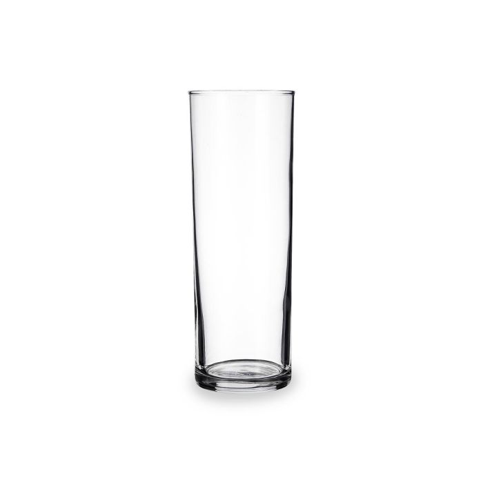 Arcoroc Caja 24 Vasos Altos Vidrio Tubo 30 cL Transparente con Brillo. Aptos Lavavajillas, Larga Duración.