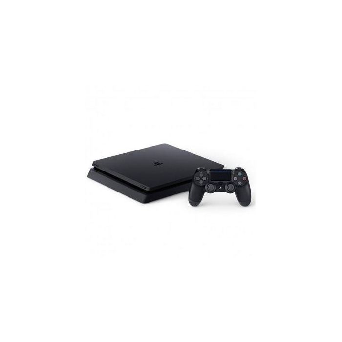 CONSOLA SONY PLAYSTATION 4 SLIM 500GB BLACK - 2 MANDOS INALÁMBRICOS DUALSHOCK 4 1