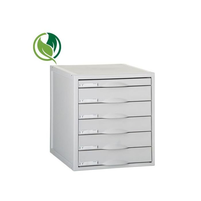 Archivo 2000 Módulo Archisystem De 6 Cajones 356x316x362 mm Gris 0 Archivo 2000 Módulo Archisystem De 6 Cajones 356x316x362 mm Gris 0