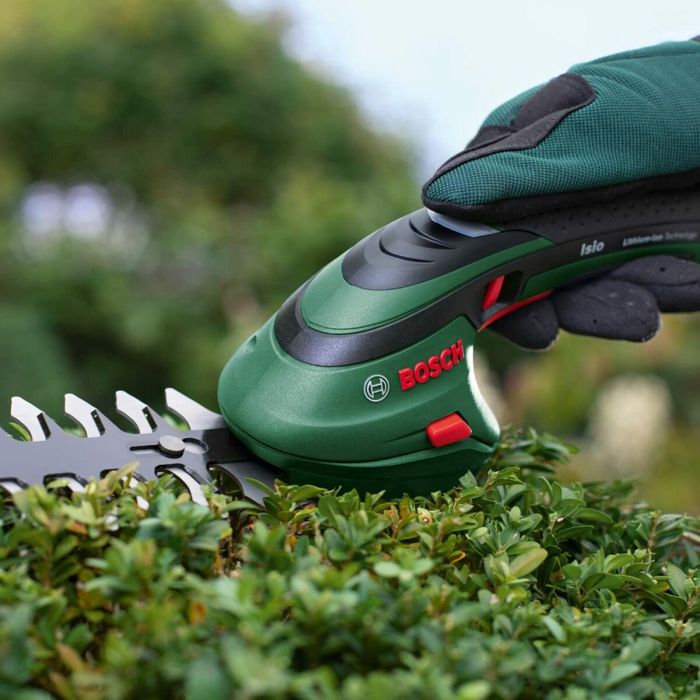Bosch Isio Juego de 2 Cuchillas Recortadoras Multi-Click de 8 y 12 cm para Cortasetos y Escultura de Setos 4