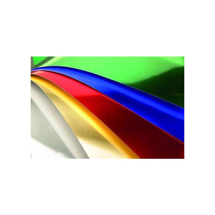 Cartulina Metalizada 50X65 Cm Sadipal 225G Azul Paquete De 10