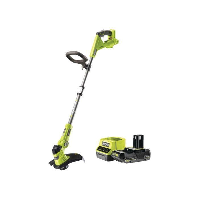 Ryobi RLT1831H25F Recortadora de bordes híbrida 18V con batería 2.5Ah y cargador, doble alimentación, ancho de corte 25-30cm 0 Ryobi RLT1831H25F Recortadora de bordes híbrida 18V con batería 2.5Ah y cargador, doble alimentación, ancho de corte 25-30cm 0