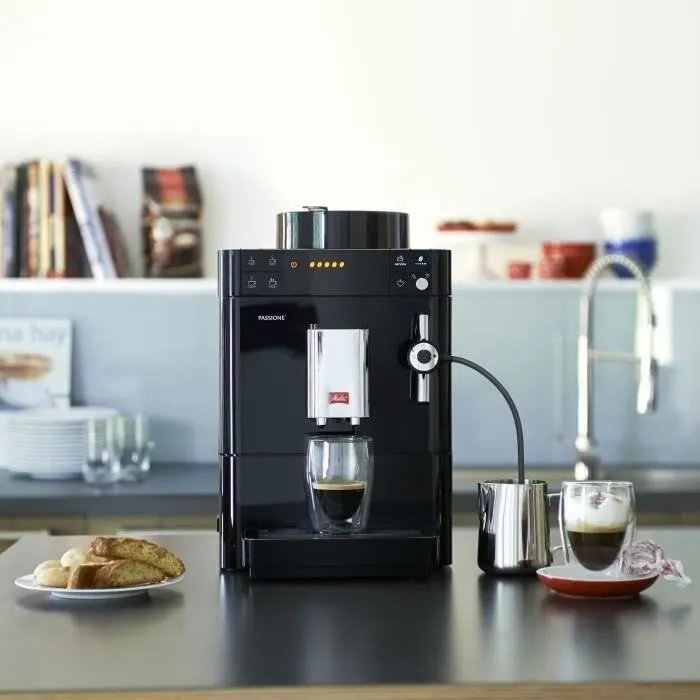 Melitta F530-102 Passione Cafetera Automática, Negro - 5 Concentraciones de Café, 5 Ajustes Molinillo Acero, Depósito 1.2L 4 Melitta F530-102 Passione Cafetera Automática, Negro - 5 Concentraciones de Café, 5 Ajustes Molinillo Acero, Depósito 1.2L 4