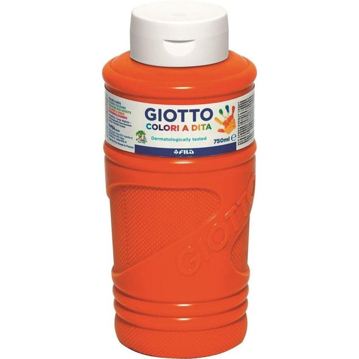 Pintura de Dedos Giotto Naranja 750 ml (6 Unidades) 1 Pintura de Dedos Giotto Naranja 750 ml (6 Unidades) 1