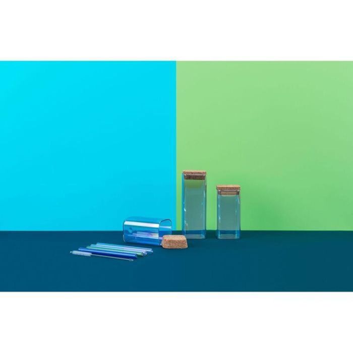 Fackelmann FAC3176239999877 Juego de 3 Recipientes de Vidrio con Tapa, Serie Tasty Green, 280, 330 y 450 ml 5