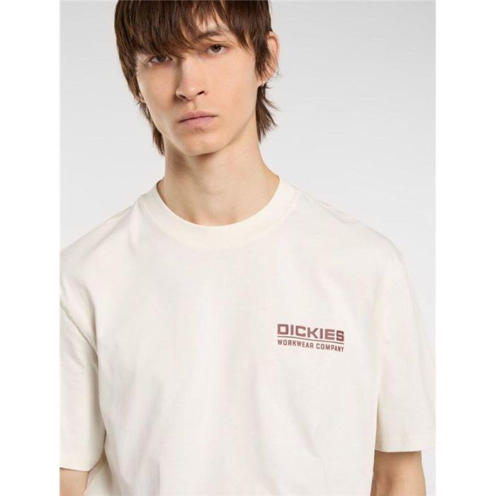Camiseta de Manga Corta Hombre Dickies Bolivar Ss Blanco S 2