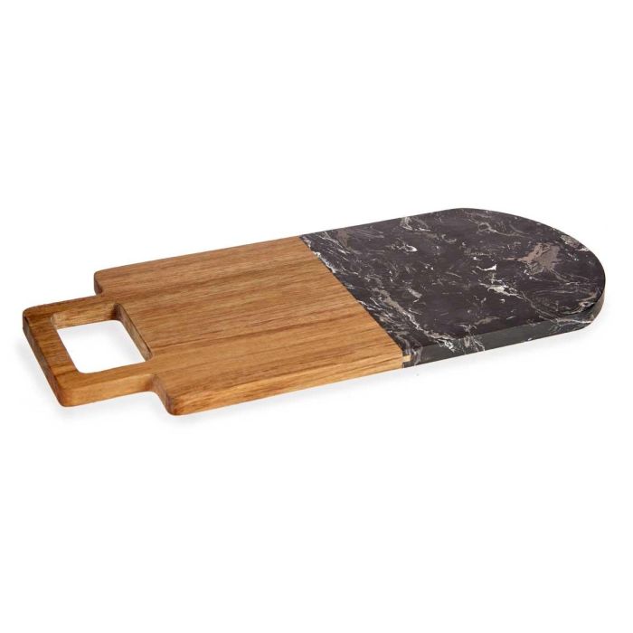 Tabla Cortar Madera Y Marmol Negro Con Asa Kinvara 18X1CM (8 Unidades) 1 Tabla Cortar Madera Y Marmol Negro Con Asa Kinvara 18X1CM (8 Unidades) 1