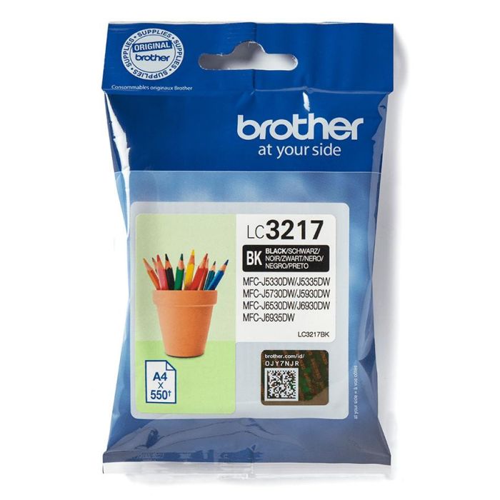 TINTA BROTHER LC-3217BK NEGRO 550PAG 0 TINTA BROTHER LC-3217BK NEGRO 550PAG 0