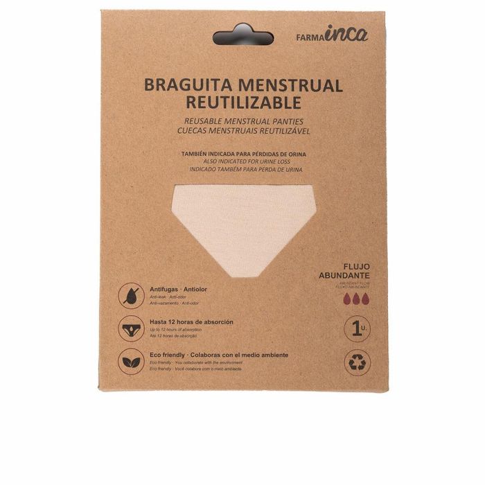 Inca Braguita Menstrual Absorción Super #Nude Talla M Inca Braguita Menstrual Absorción Super #Nude Talla M