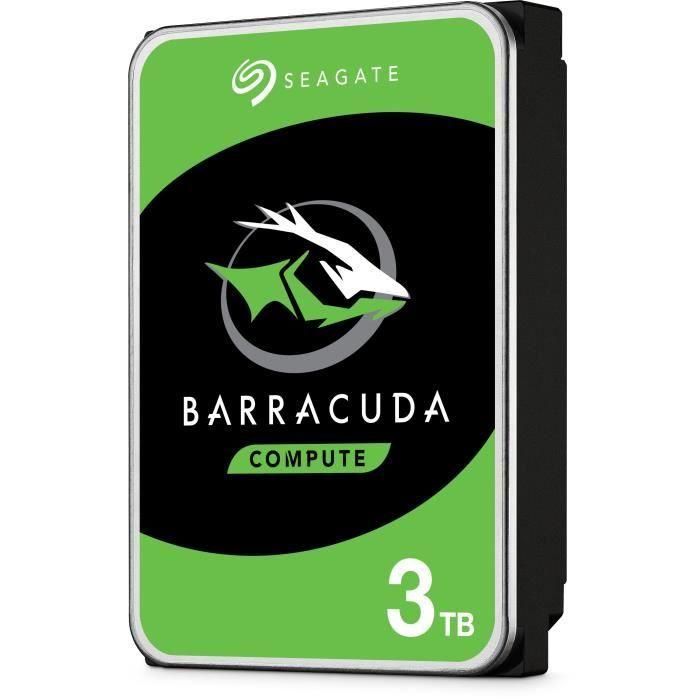 Seagate ST3000DM007 Disco Duro Interno 3 TB Barracuda SATA 6Gb/s 3.5 pulgadas 5400 RPM 256 MB 1 Seagate ST3000DM007 Disco Duro Interno 3 TB Barracuda SATA 6Gb/s 3.5 pulgadas 5400 RPM 256 MB 1