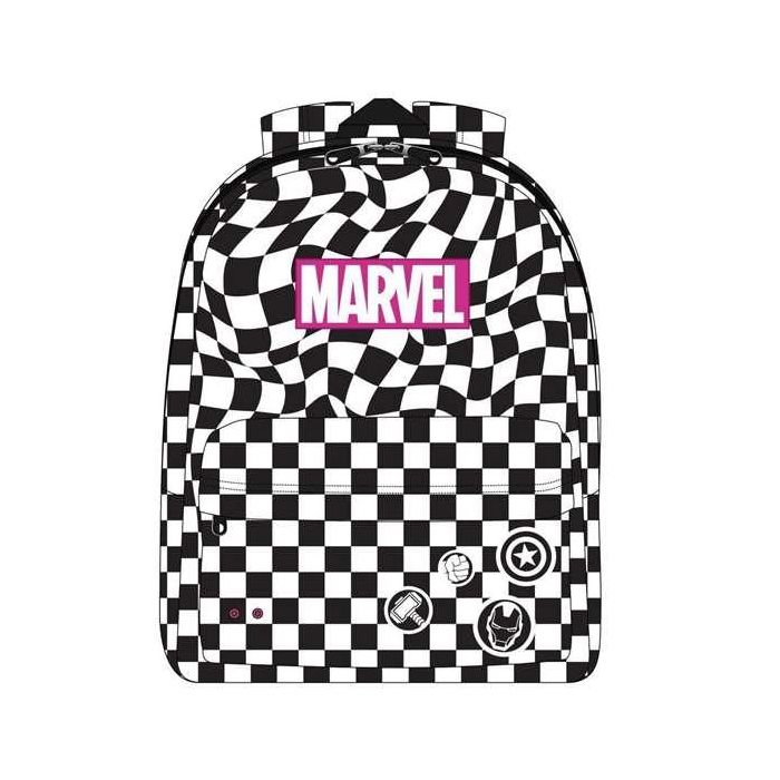 Mochila Escolar Marvel Negro 32 x 12 x 42 cm 1