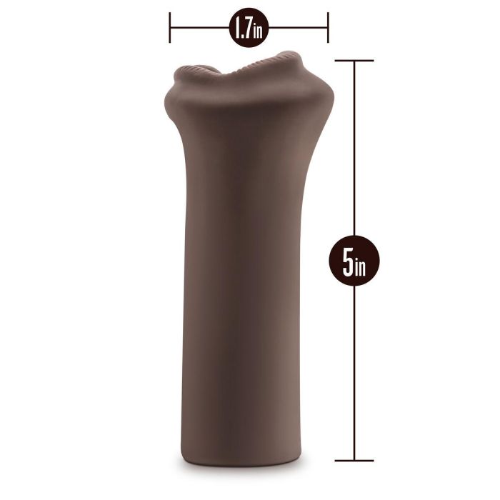 Masturbador Masculino Blush Hot Chocolate Marrón 5 Masturbador Masculino Blush Hot Chocolate Marrón 5
