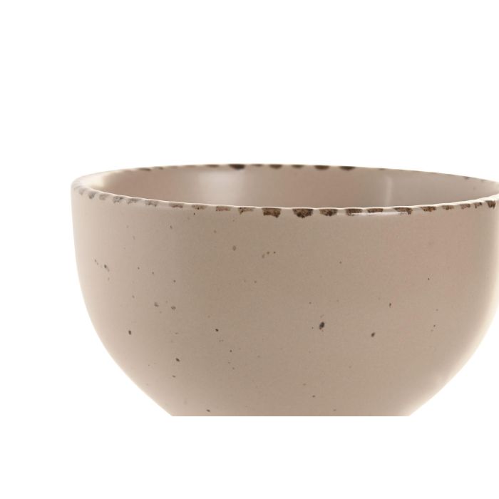 Bol Scandi DKD Home Decor Marron 14.5 x 7.5 x 14.5 cm (6 Unidades) 1