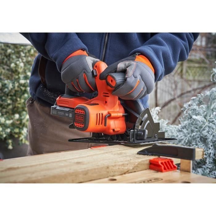 Black + Decker BDCCS18N-XJ Sierra circular inalámbrica 18V 140 mm - Alto rendimiento con suela de metal y tecnología de litio 5 Black + Decker BDCCS18N-XJ Sierra circular inalámbrica 18V 140 mm - Alto rendimiento con suela de metal y tecnología de litio 5