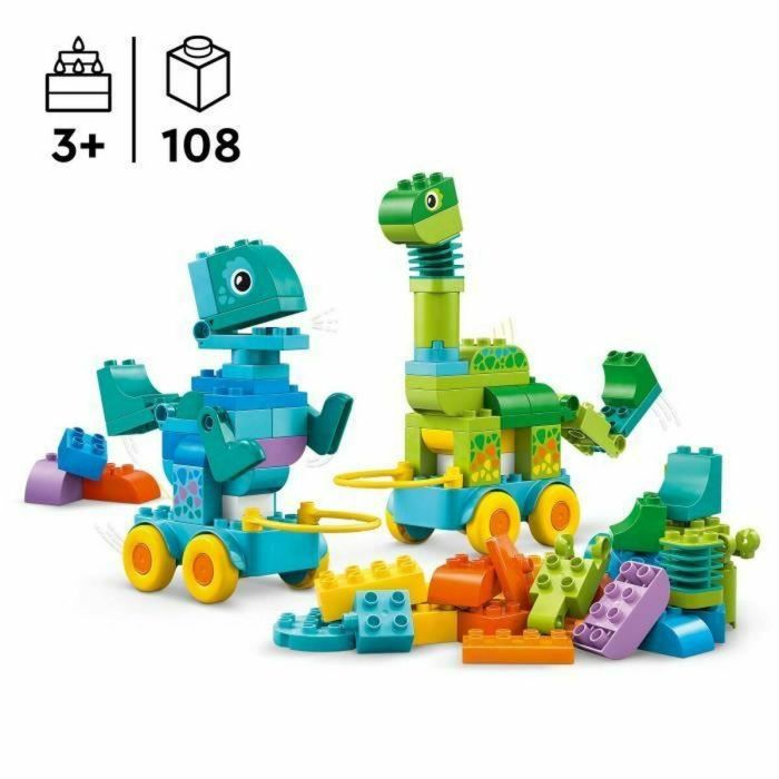 Lego 10451 DUPLO My Town Dinosaurios sobre Ruedas 3 en 1: Juego de Aprendizaje Temprano para Niños de 3 Años 3 Lego 10451 DUPLO My Town Dinosaurios sobre Ruedas 3 en 1: Juego de Aprendizaje Temprano para Niños de 3 Años 3