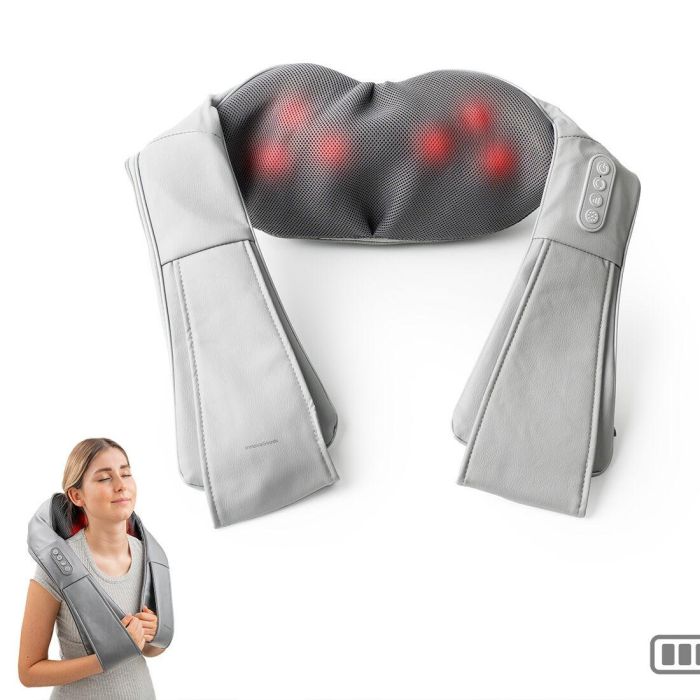 Masajeador Shiatsu Recargable Pro Massatsu InnovaGoods 5 Masajeador Shiatsu Recargable Pro Massatsu InnovaGoods 5