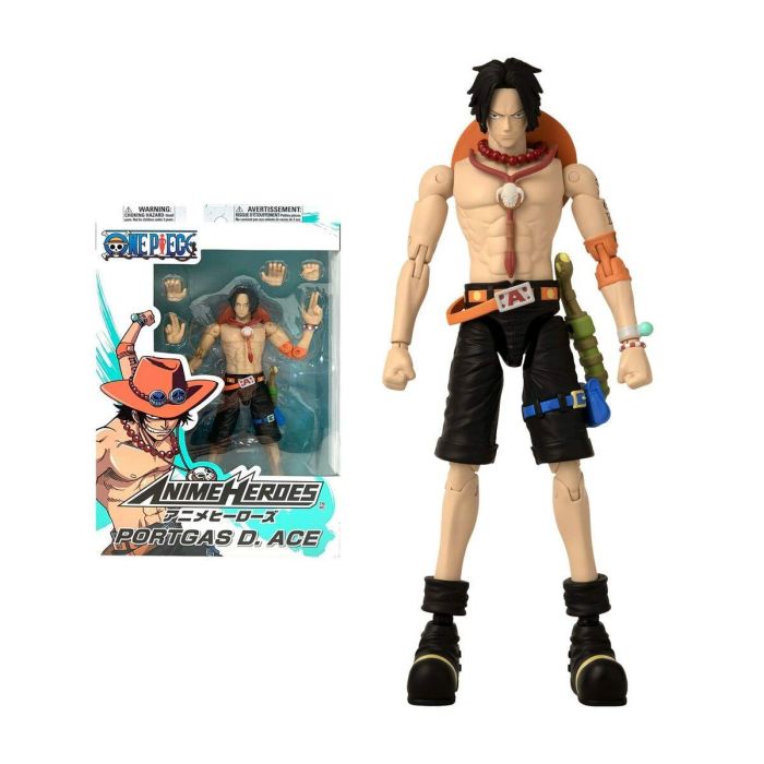 Bandai - Anime Heroes - One Piece - Figura Portgas D. Ace 17 cm - 36934