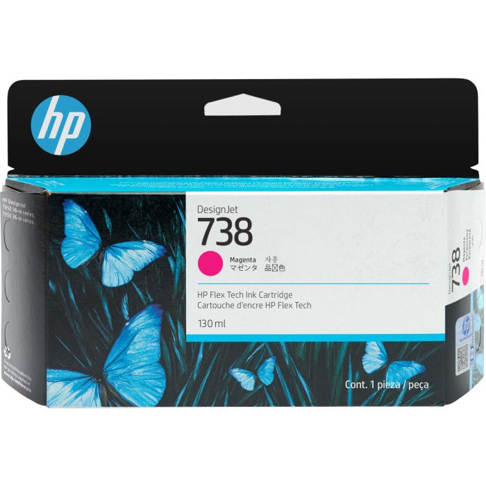 HP DESIGNJET 738 CARTUCHO MAGENTA 130ML