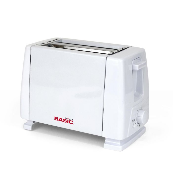 Tostadora Blanca Basic Home 2 Ranuras 700W (4 Unidades) 3 Tostadora Blanca Basic Home 2 Ranuras 700W (4 Unidades) 3