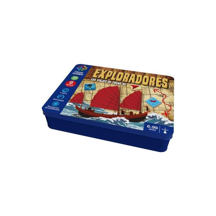 Juego Imagiland Inteligentes Exploradores Caja Metalica