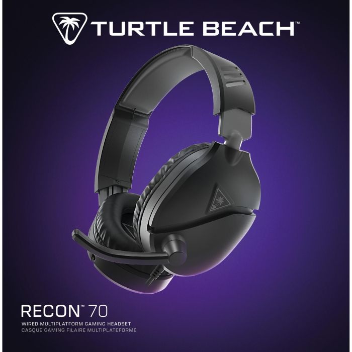 Turtle Beach Recon 70 Over-Ear Stereo Headset para Juego en PC, con Cable, Negro 7 Turtle Beach Recon 70 Over-Ear Stereo Headset para Juego en PC, con Cable, Negro 7