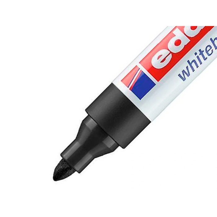 Edding Marcador Pizarra Blanca 660 Rellenable Negro Set de 10 (Set de 10) 3