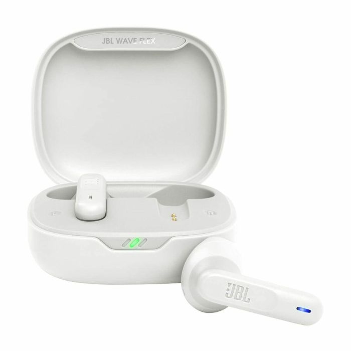 Auriculares Inalámbricos con Estuche de Carga JBL Wave Flex Blanco 30 Auriculares Inalámbricos con Estuche de Carga JBL Wave Flex Blanco 30