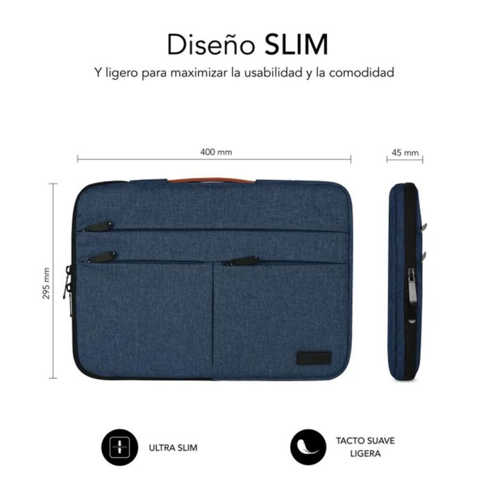 SUBBLIM Funda Air Padding 360 Sleeve 15,6" Blue 2 SUBBLIM Funda Air Padding 360 Sleeve 15,6" Blue 2