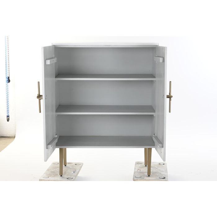 Armario Glam DKD Home Decor Blanco Dorado 45 x 110 x 85 cm 3 Armario Glam DKD Home Decor Blanco Dorado 45 x 110 x 85 cm 3