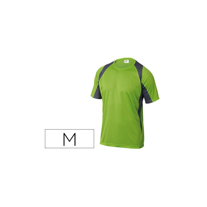 Deltaplus Camiseta Poliester Manga Corta Cuello Redondo Secado Rápido Verde-Gris Talla M 0 Deltaplus Camiseta Poliester Manga Corta Cuello Redondo Secado Rápido Verde-Gris Talla M 0