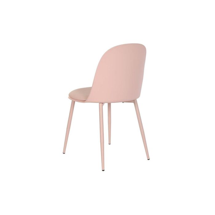 Silla Scandi DKD Home Decor Rosa 46 x 83 x 45 cm 4