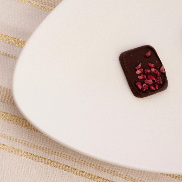 Ariane Plato Triangular Porcelana Antracita Blanco 29 cm (6 Unidades) 4