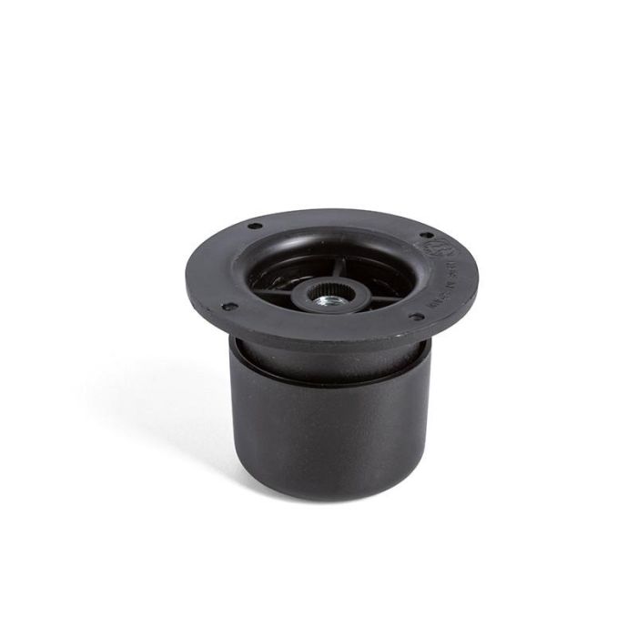 Indaux Pata Niveladora Sandy Acabado Negro para Muebles, Altura Ajustable de 35-50 mm, Carga Máxima 100 kg
