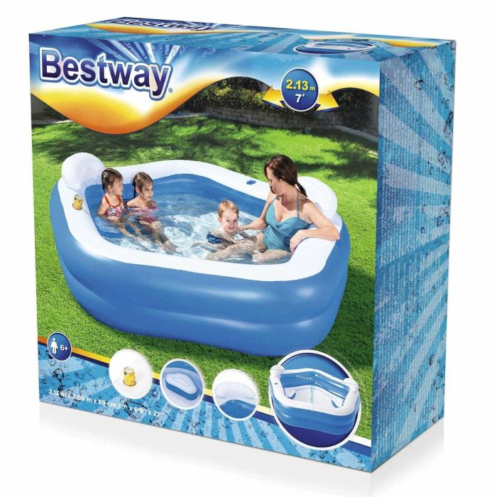 Bestway Piscina Hinchable 2 Camaras Family 213x206x69 cm +6 Años Jardin 54153 15 Bestway Piscina Hinchable 2 Camaras Family 213x206x69 cm +6 Años Jardin 54153 15