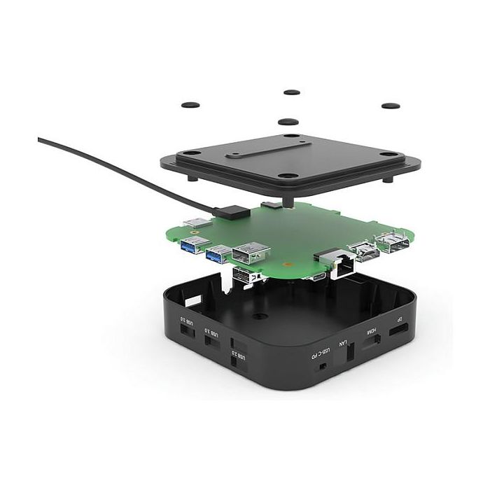 I-tec C31HDMIDPDOCKPD Docking Station USB-C/Thunderbolt, Doble Pantalla 4K/60Hz, Carga 100W, 6 Puertos USB