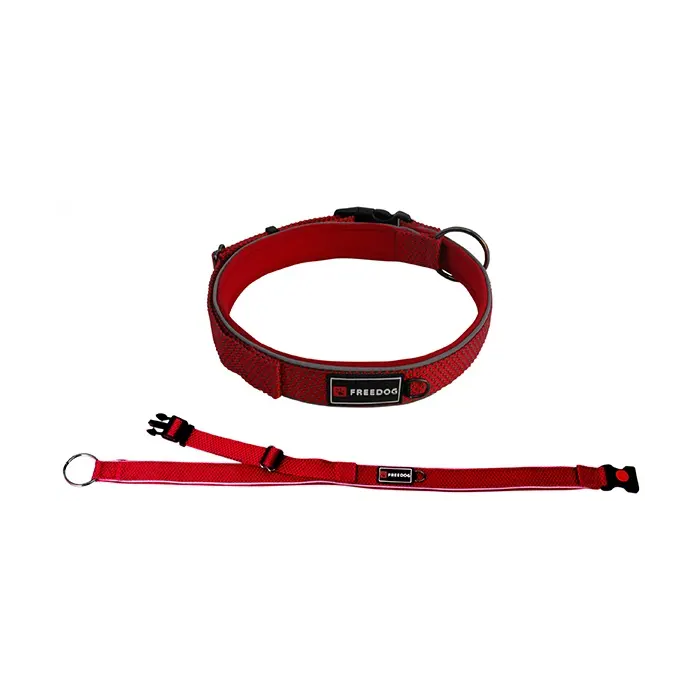 Freedog Collar de Nylon Extreme Rojo 15 mm para Perros 25-36 cm
