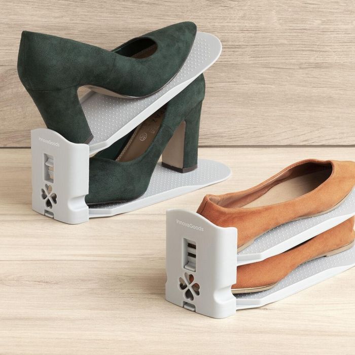 Organizador de Zapatos Regulable Sholzzer InnovaGoods 6 Unidades 9 Organizador de Zapatos Regulable Sholzzer InnovaGoods 6 Unidades 9