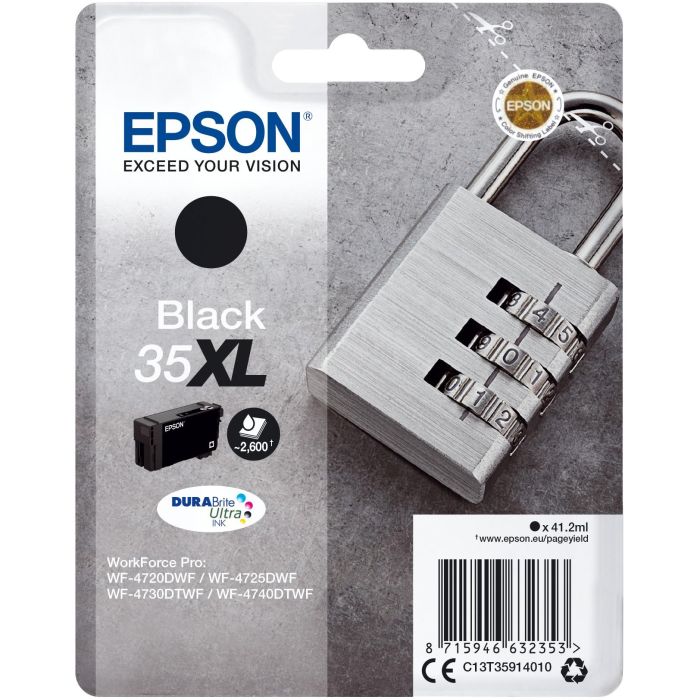 EPSON Singlepack Black 35XL DURABrite Ultra Ink 0 EPSON Singlepack Black 35XL DURABrite Ultra Ink 0
