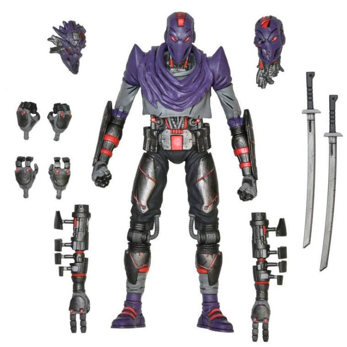 NECA Figura articulada Ultimate Foot Bot The Last Ronin Teenage Mutant Ninja Turtles 18cm con accesorios