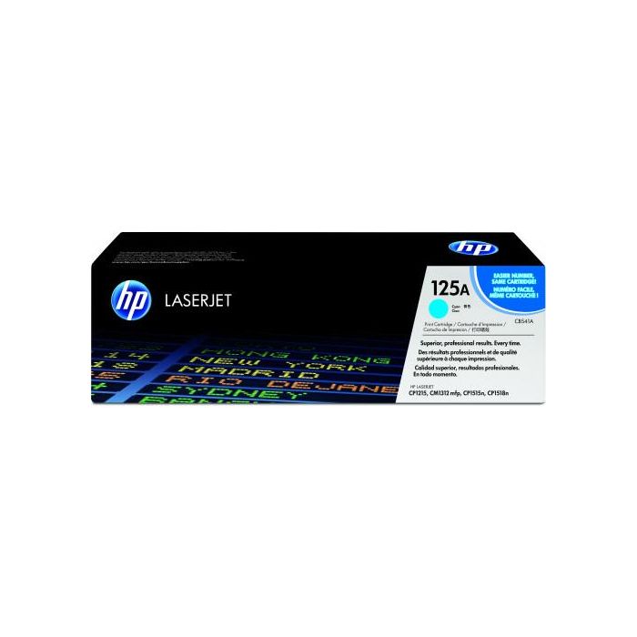 Hp Tóner CB541A Cian Color para Laserjet CP-1215/CP-1515/CP-1518 - 1.400 Páginas 1