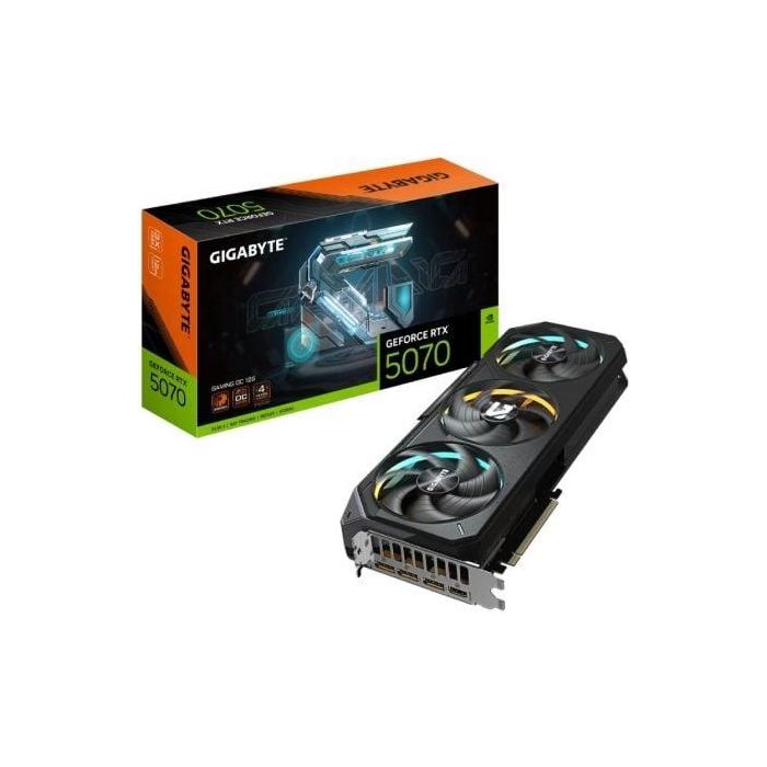 Tarjeta Gráfica Gigabyte GeForce RTX 5070 Gaming OC/ 12GB GDDR7 Tarjeta Gráfica Gigabyte GeForce RTX 5070 Gaming OC/ 12GB GDDR7
