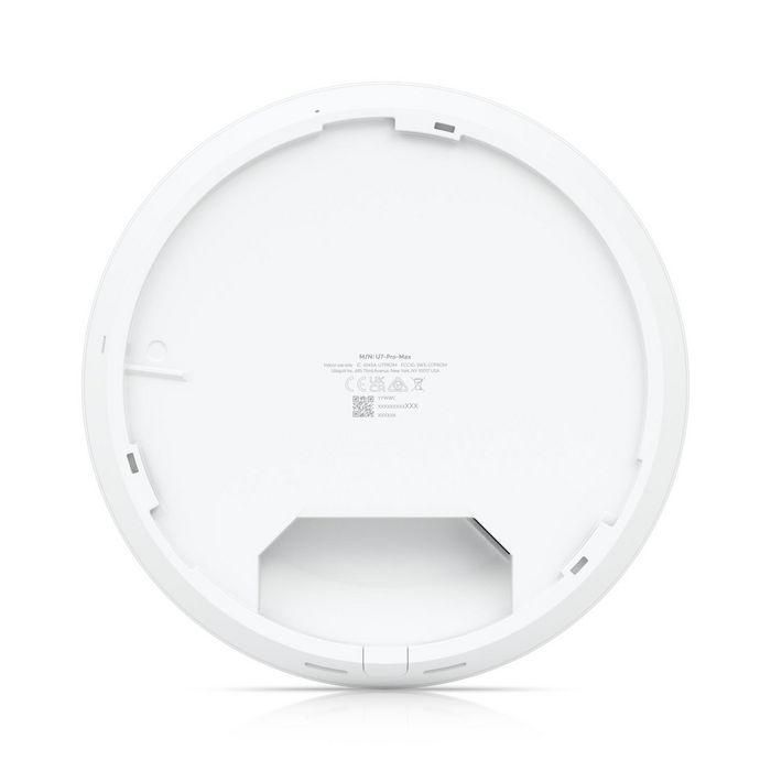 Ubiquiti U7 Pro Max Punto de Acceso Wi-Fi Tri-banda 6E 5700 Mbps, 2.5G Ethernet, PoE, Blanco 4