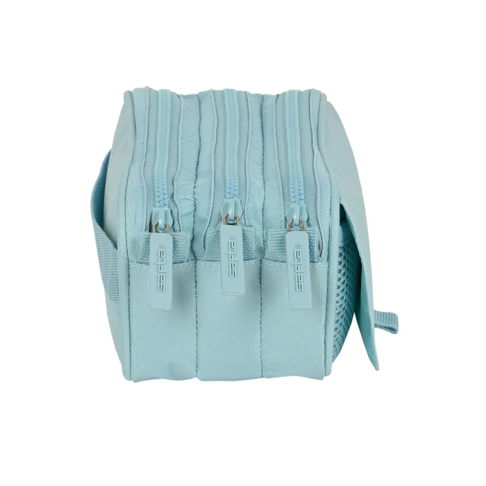 Safta Portatodo Triple Big Basic Azul 21,5x10x8cm 3