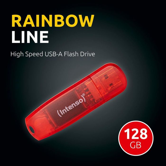 Memoria USB INTENSO Rainbow Line 128 GB 8